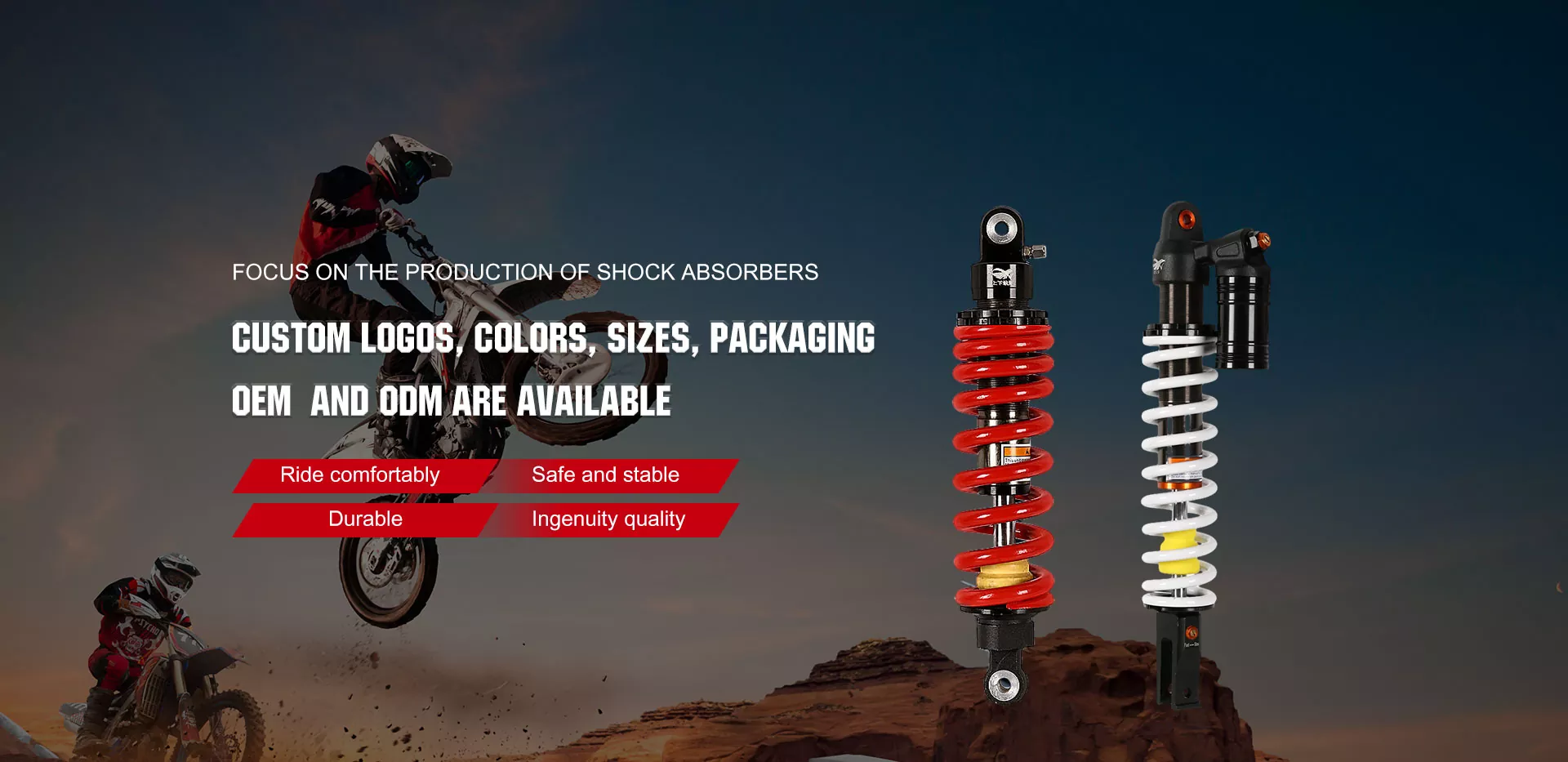 Amortecedor traseiro chinês