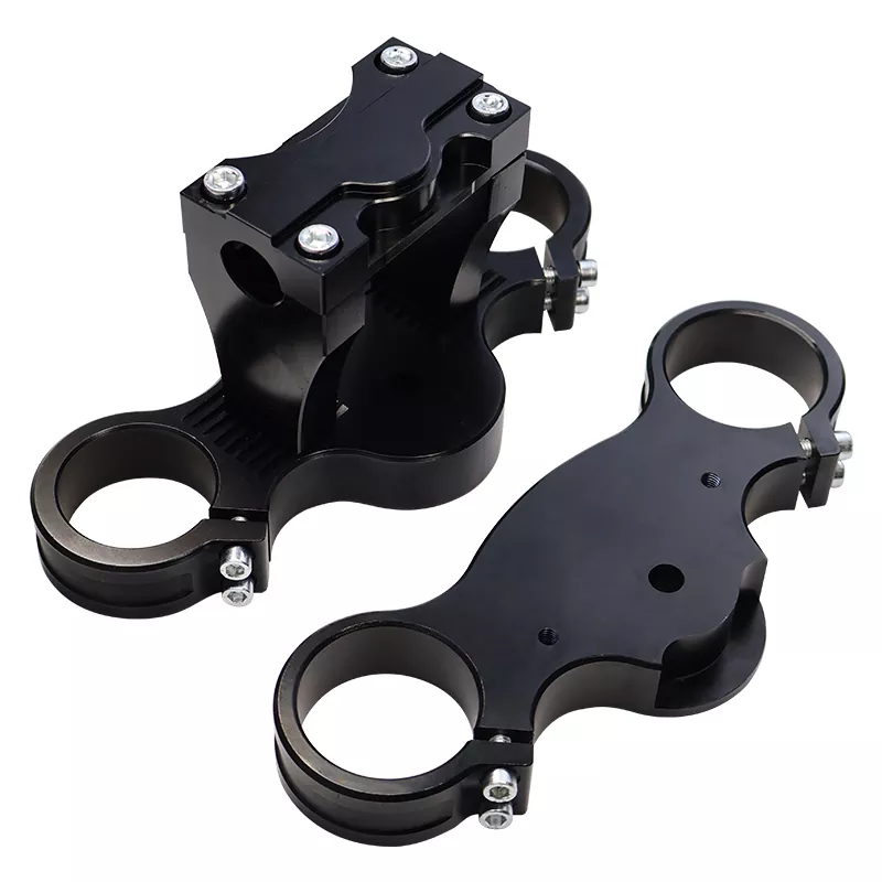 Braçadeira tripla CNC de alumínio de 45 48 mm