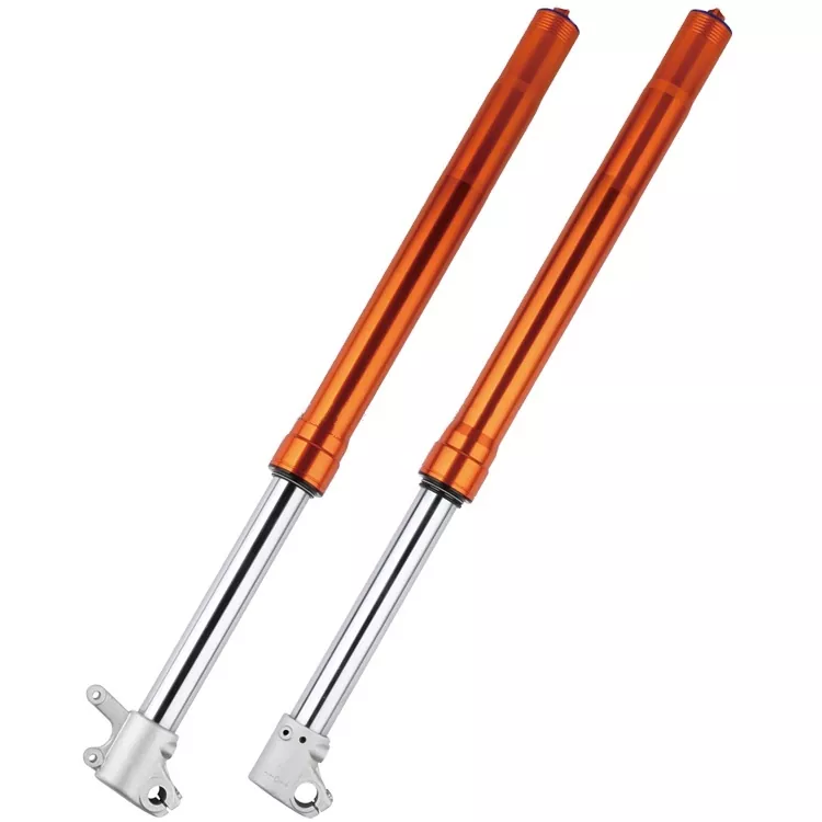 Garfo dianteiro invertido ajustável único para bicicleta suja