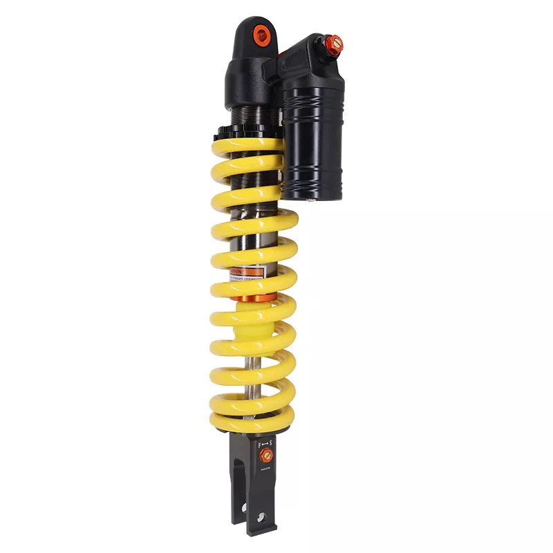 Amortecedor duplo ajustável para bicicleta elétrica