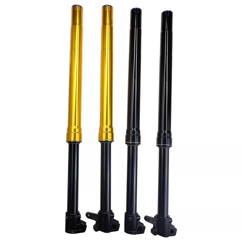 Garfo dianteiro ajustável único para motocicleta off-road