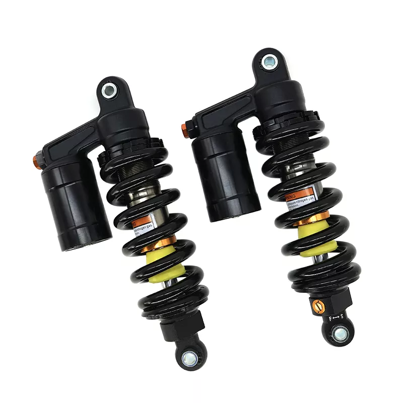 Amortecedor traseiro duplo ajustável para Pit Bike