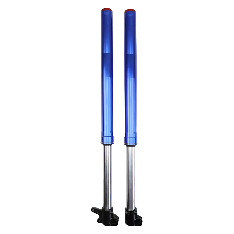 Garfo dianteiro invertido ajustável único para Pit Bike